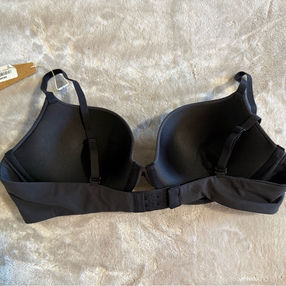 SKIMS Fits Everybody Push Up Demi Bra Onyx 38B NWT - Picture 3 of 3
